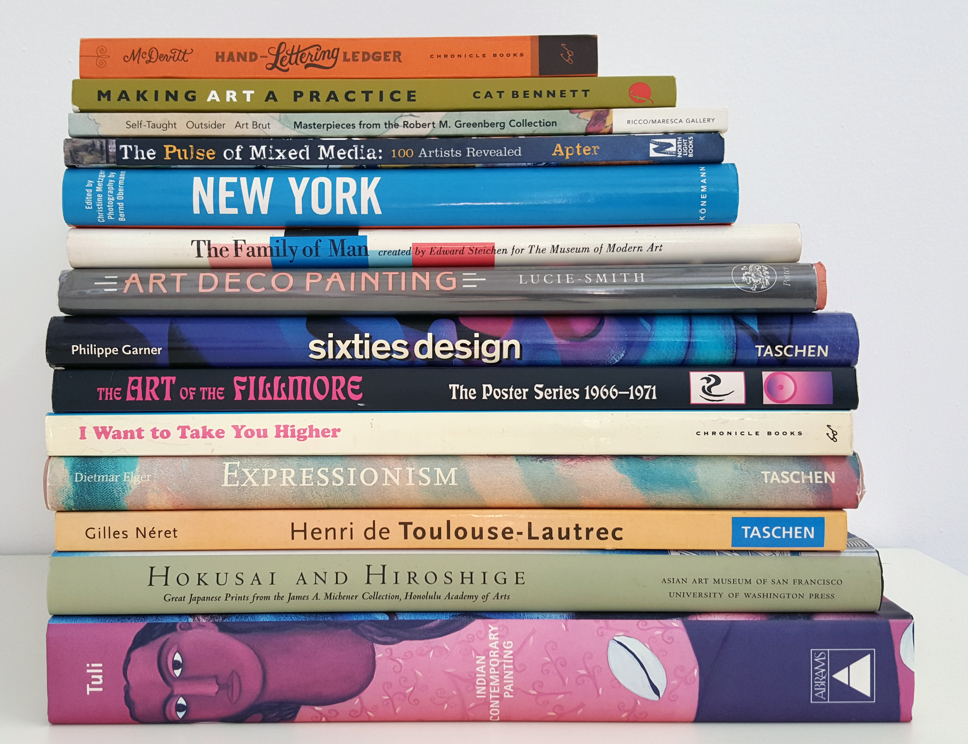 art-book-stack